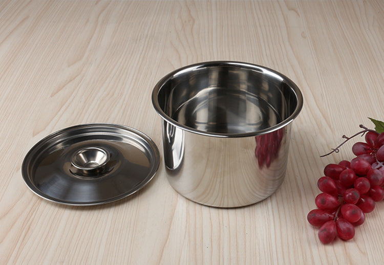 Stainless Steel Non Magnetic Stock Pot Seasoning Box Kitchen Set